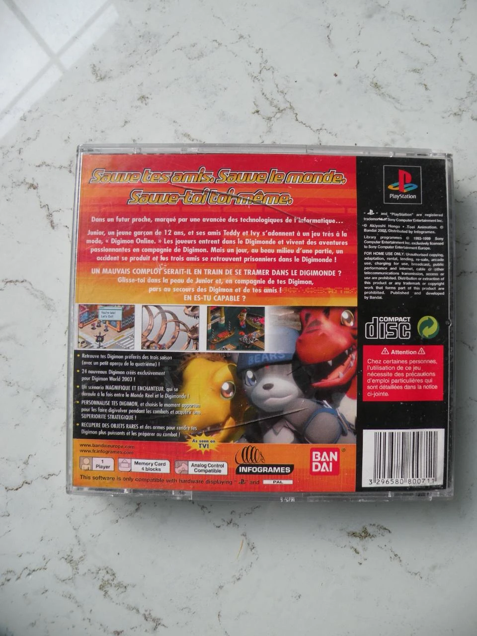 PS1-spel Digimon World 2003 – photo 2
